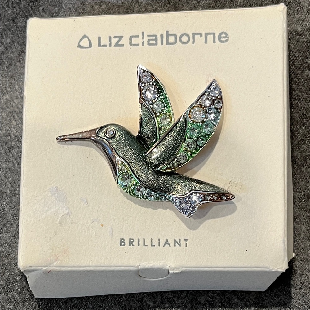 🌻3/$15 Liz Claiborne Hummingbird Brooch